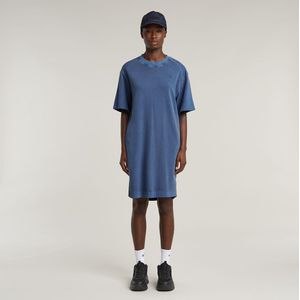 G-Star - Overdyed Saddle Loose - Korte Jurk - Zwart - Korte Mouwen