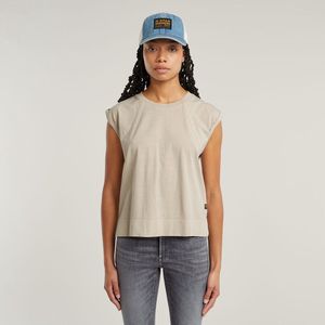 G-Star - D26421-C261-D848 - T-shirt - Beige - Korte Mouwen - Biologisch Katoen - Duurzaam