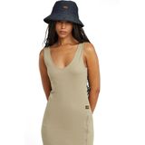 G-star - Asymmetrische Rits Mouwloze Jurk - Zwart - Katoen