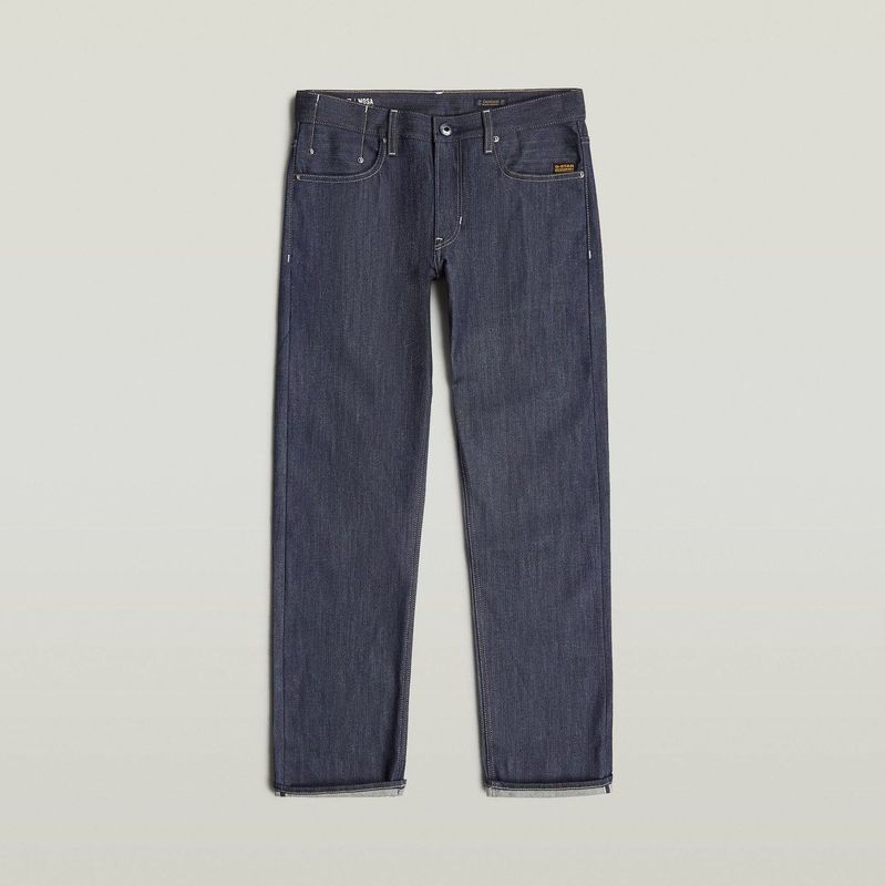 Mosa - Straight Selvedge Jeans - Donkerblauw - Heren