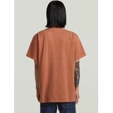 G-Star - Overdyed Center Chest - T-shirt - Groen - Katoen