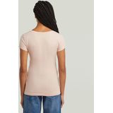 G-Star - Base - T-shirt - Zwart - Korte Mouwen - V-hals