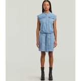 Pocket - Jurk - Lichtblauw - Dames