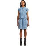 Pocket - Jurk - Lichtblauw - Dames