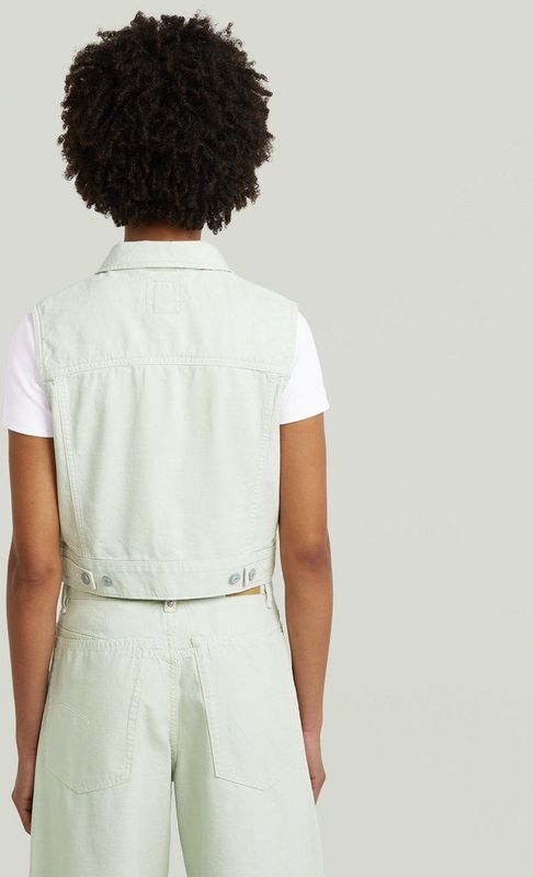 Shrunken - Vest - Groen - Dames