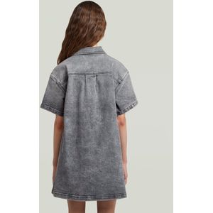 Collar - Denim Blousejurk - Grijs - Meisjes