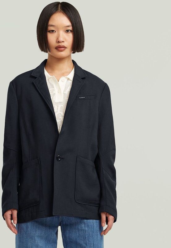 G-STAR - 3D Boyfriend Blazer - Donkerblauw - Dames