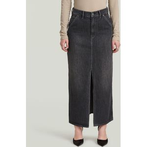 Revynn - Long Rok - Grijs - Dames - Ultra High Waist - 100% Katoen