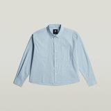 One - Pocket Regular Shirt - Lichtblauw - Dames