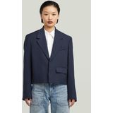 Short Blazer - Donkerblauw - Dames