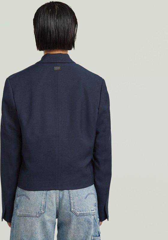 Short Blazer - Donkerblauw - Dames