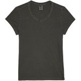 G-Star RAW - Eyben T-shirt - Katoen - Korte Mouwen - Geribbelde Halslijn