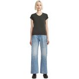 G-Star RAW - Eyben T-shirt - Katoen - Korte Mouwen - Geribbelde Halslijn