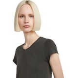 G-Star RAW - Eyben T-shirt - Katoen - Korte Mouwen - Geribbelde Halslijn