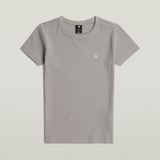 G-STAR - Shirt - Opaal - Kwartmouw - Slanke Pasvorm - Effen