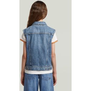 Relaxed Denim - Vest - Midden Blauw - Meisjes