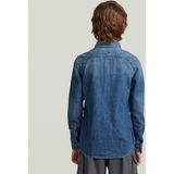Dakota - Slim Overhemd - Donkerblauw - Jongens