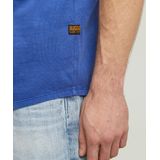 Lash - T-shirt - Midden Blauw - Heren