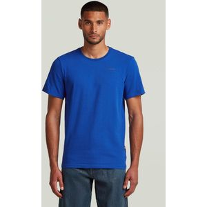 Slim Base - T-shirt - Midden Blauw - Heren