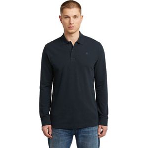 G-star - Dunda Slim Fit - Poloshirt - Lange Mouw - Biologisch Katoen