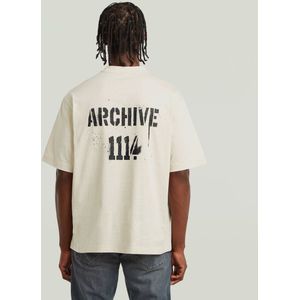 G-Star - Sprayed 89 - T-shirt - Boxy - Grijs