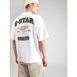 G-STAR - Shirt - Mokka/Zwart/Wit - T-shirt