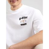 G-STAR - Shirt - Mokka/Zwart/Wit - T-shirt