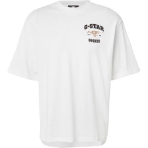 G-STAR - Shirt - Mokka/Zwart/Wit - T-shirt