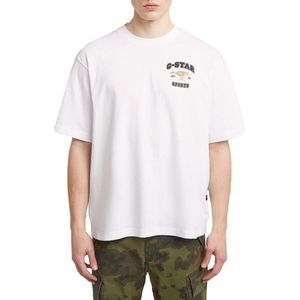 G-STAR - Shirt - Mokka/Zwart/Wit - T-shirt