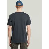 G-STAR - Sprayed Graphic - T-shirt - Donkerblauw - Heren