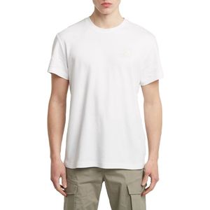 G-STAR - Shirt - Wit - Jersey - Ronde Hals - Kwartmouw