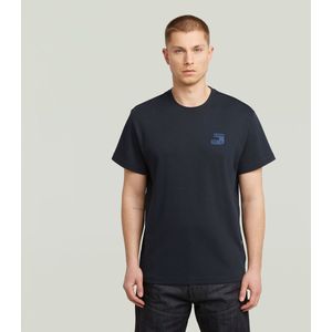 G-Star - Chest Logo R - T-shirt - Blauw - Katoen