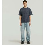 Washed Pocket T-shirt - Donkerblauw - Heren