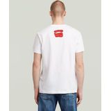 G-Star Raw - T-shirt - Puur Gewaxt Katoen - Recht Model - Ronde Hals