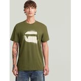 Spray g logo r t - Hemd - Vert - Shadow Olive D26833-d101-b230