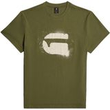 Spray g logo r t - Hemd - Vert - Shadow Olive D26833-d101-b230