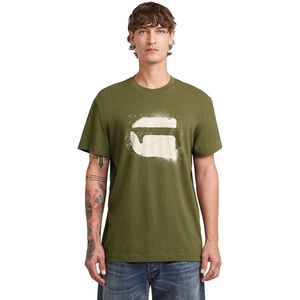 Spray g logo r t - Hemd - Vert - Shadow Olive D26833-d101-b230