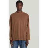 Washed Boxy T-shirt - Zwart - Heren