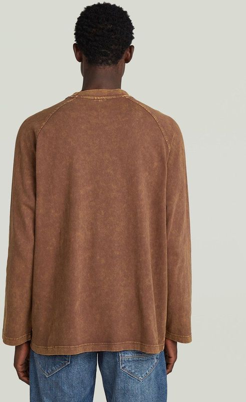 Washed Boxy T-shirt - Zwart - Heren