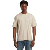 Boxy Base - T-shirt - Beige - Heren
