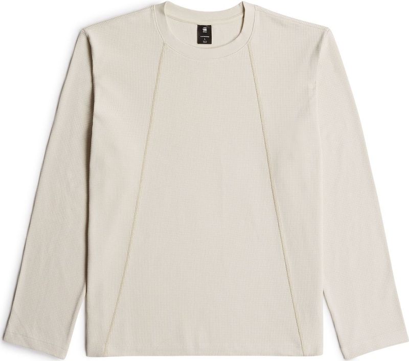 G-STAR - Shirt - Wit - Lange Mouw - Normale Pasvorm