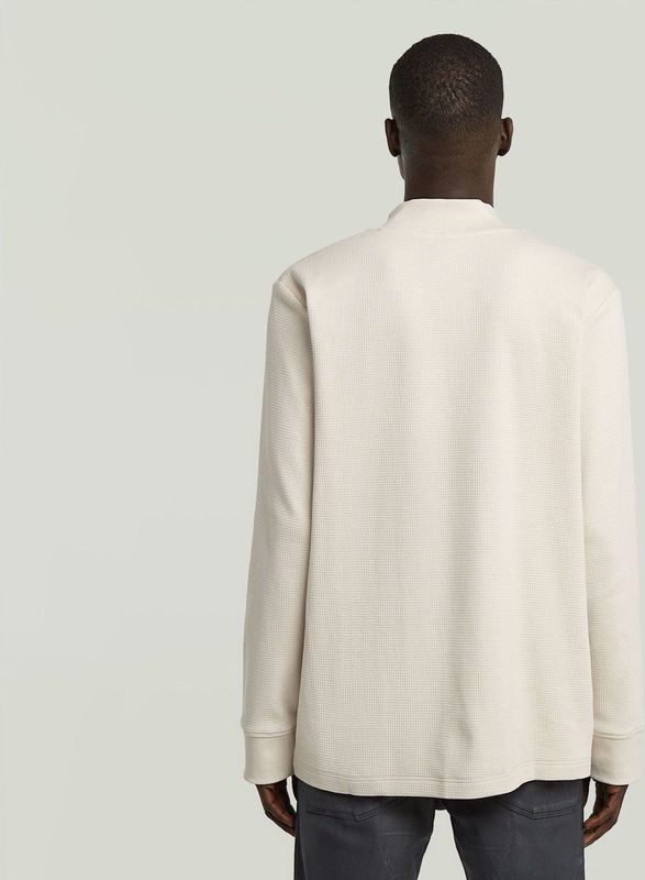 G-STAR - Shirt - Wit - Lange Mouw - Normale Pasvorm