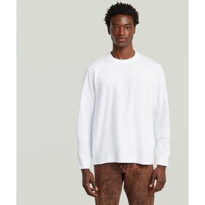 G-STAR - Constructed Loose - T-shirt - Wit - Heren