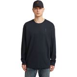 T-shirt - Wit - Back Embro Text Loose - Heren