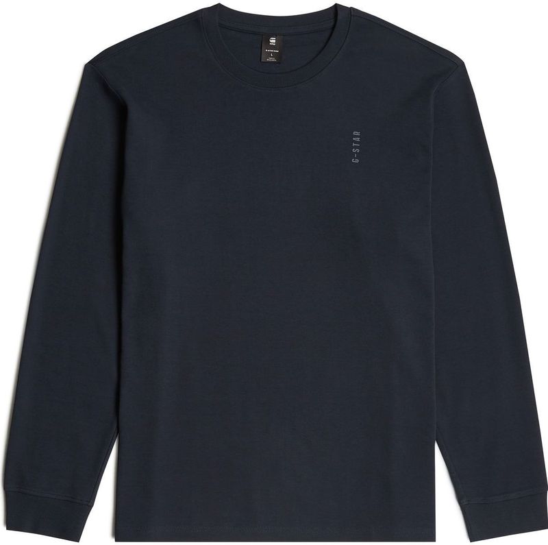 T-shirt - Wit - Back Embro Text Loose - Heren