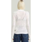 G-STAR - Trui - Wit - Polokraag - Lange Mouw - Normale Pasvorm