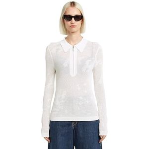 G-STAR - Trui - Wit - Polokraag - Lange Mouw - Normale Pasvorm