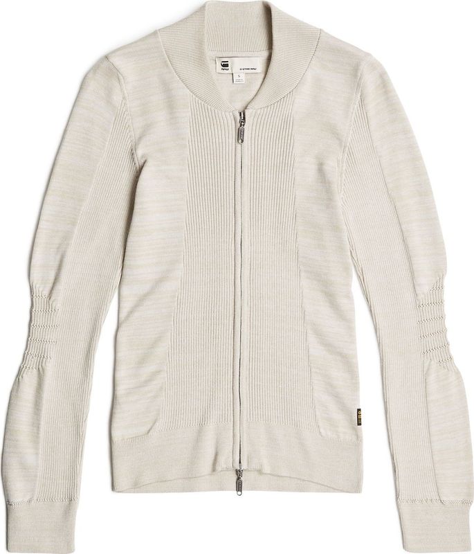 3D Biker Full Zip Slim - Gebreide Trui - Meerkleurig - Dames