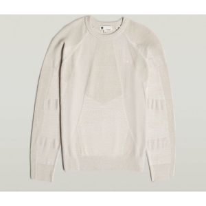 G-star - 3D Biker - Pullover - Ribgebreid - Ronde Hals - Lange Mouwen
