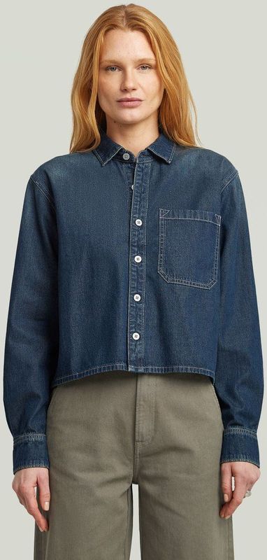 Boxy - Relaxed 1-Pocket - Overhemd - Dames